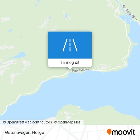 Østenåvegen kart