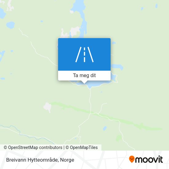 Breivann Hytteområde kart