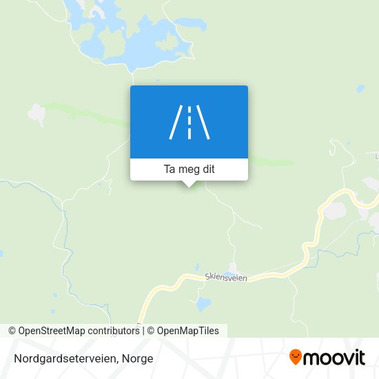 Nordgardseterveien kart