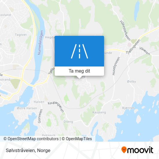 Sølvstråveien kart
