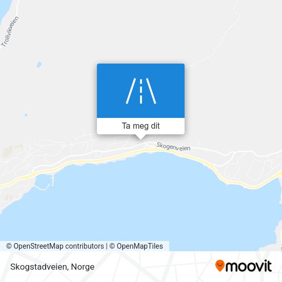 Skogstadveien kart