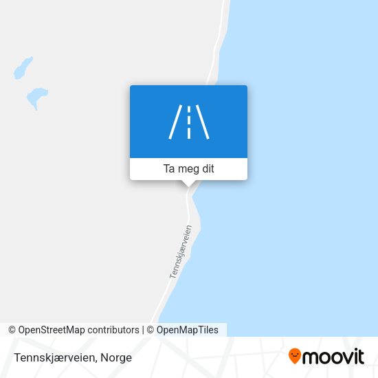 Tennskjærveien kart