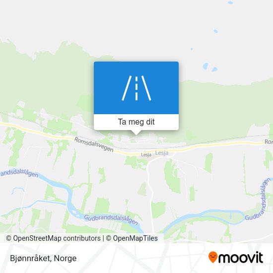 Bjønnråket kart