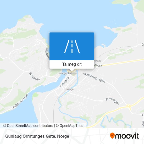 Gunlaug Ormtunges Gate kart