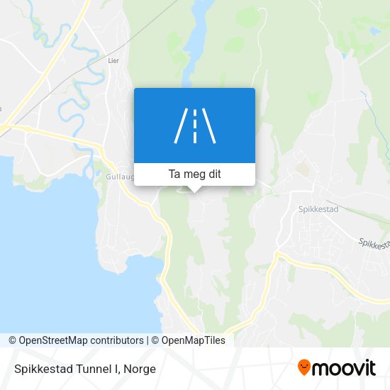 Spikkestad Tunnel I kart