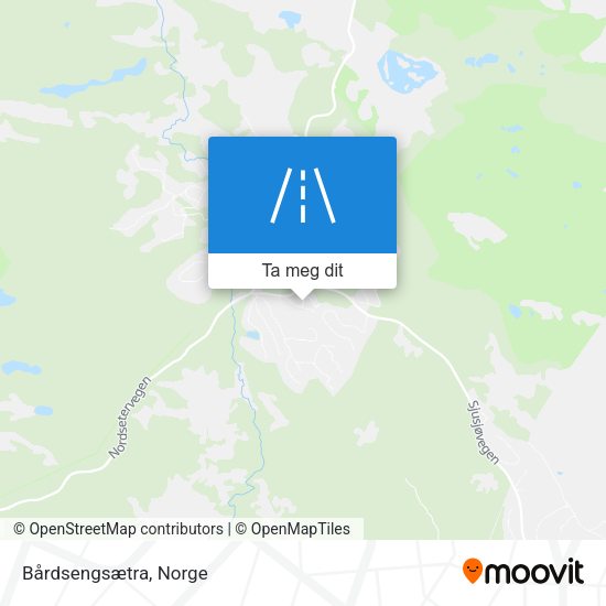 Bårdsengsætra kart