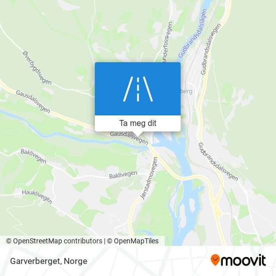 Garverberget kart