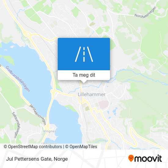 Jul Pettersens Gate kart