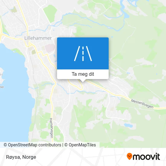 Røysa kart