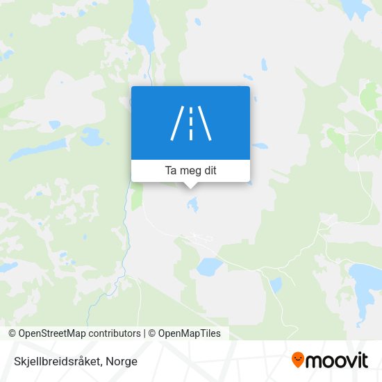 Skjellbreidsråket kart