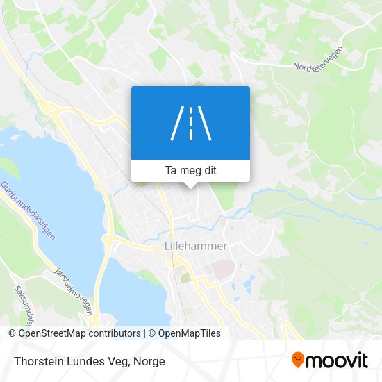 Thorstein Lundes Veg kart