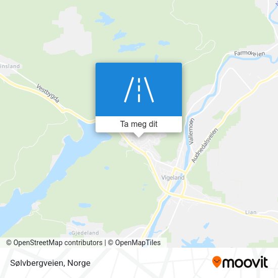 Sølvbergveien kart
