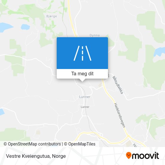 Vestre Kveiengutua kart