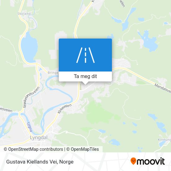 Gustava Kiellands Vei kart