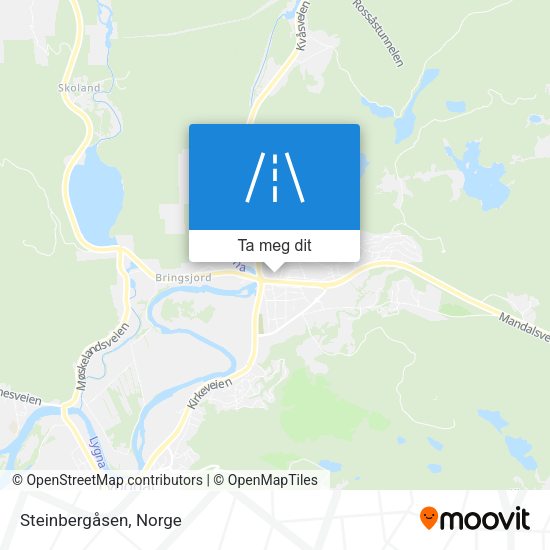 Steinbergåsen kart