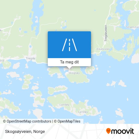 Skogsøyveien kart