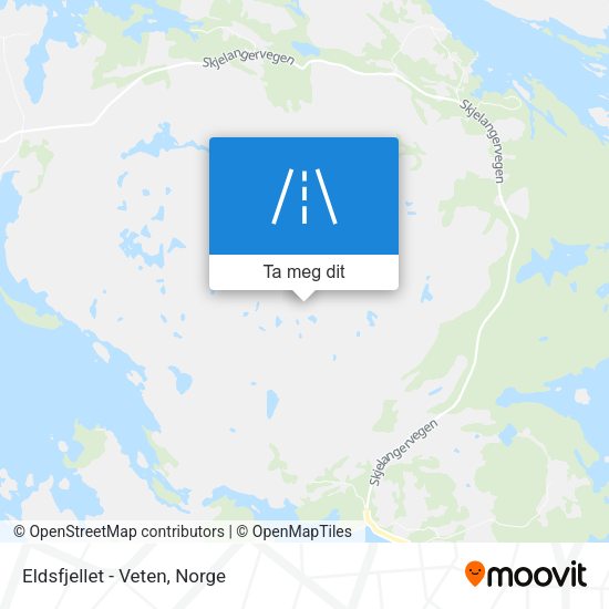 Eldsfjellet - Veten kart