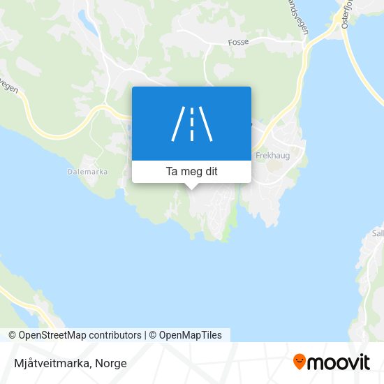 Mjåtveitmarka kart