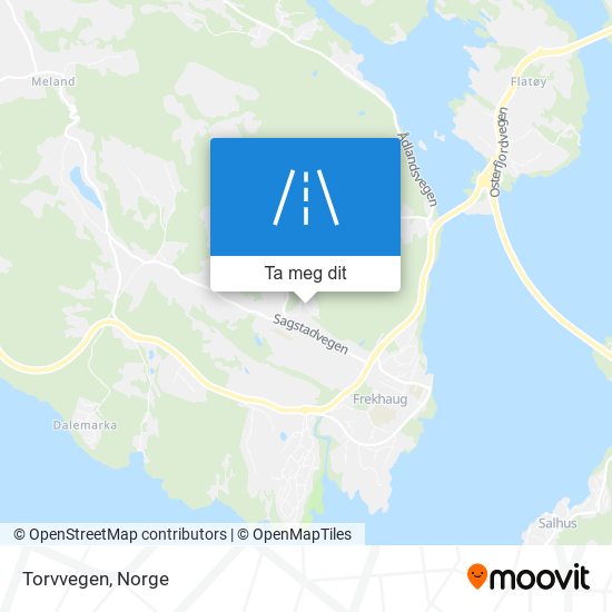 Torvvegen kart