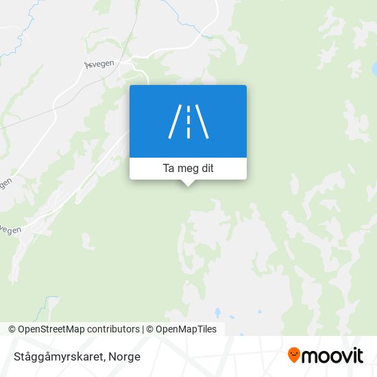 Ståggåmyrskaret kart