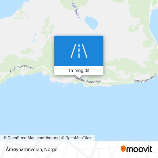 Åmøyhamnveien kart