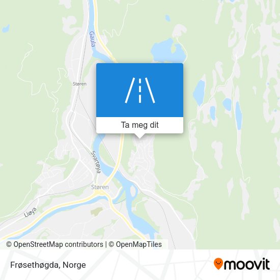 Frøsethøgda kart