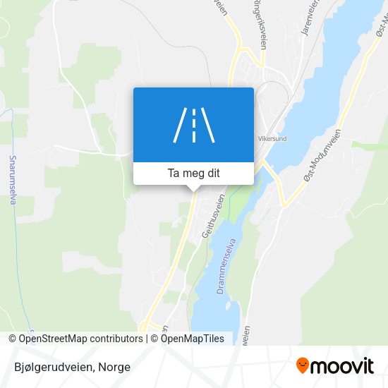 Bjølgerudveien kart