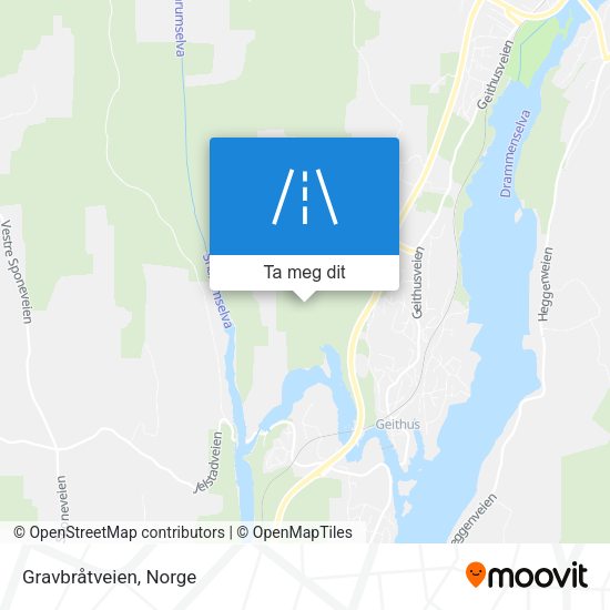 Gravbråtveien kart