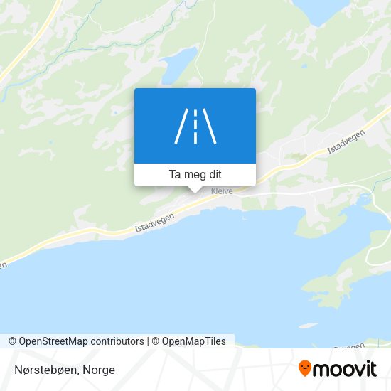Nørstebøen kart