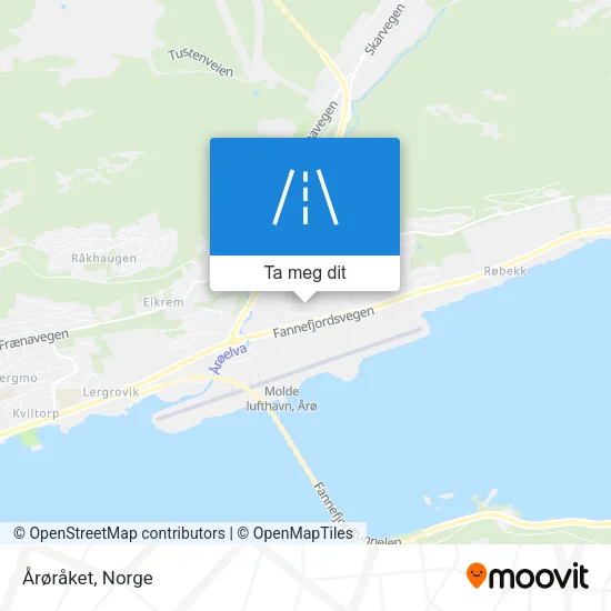 Årøråket kart