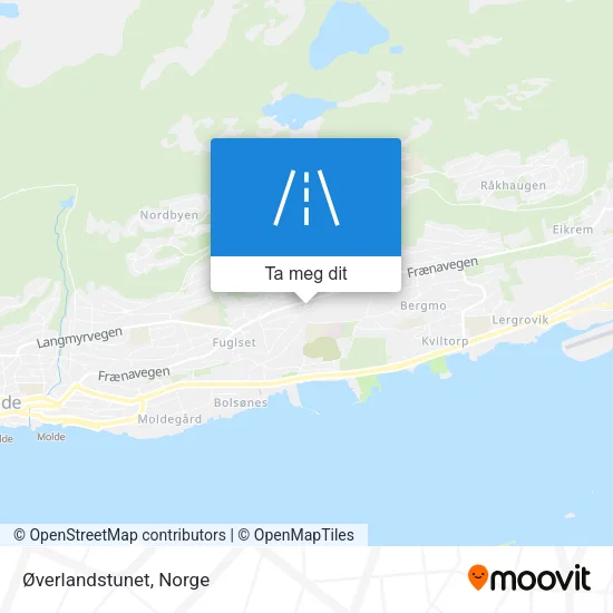 Øverlandstunet kart