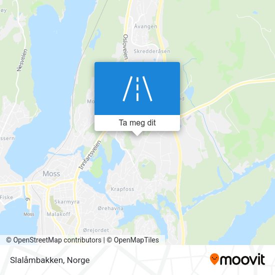 Slalåmbakken kart