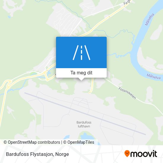 Bardufoss Flystasjon kart