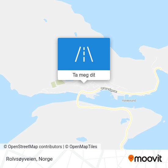 Rolvsøyveien kart