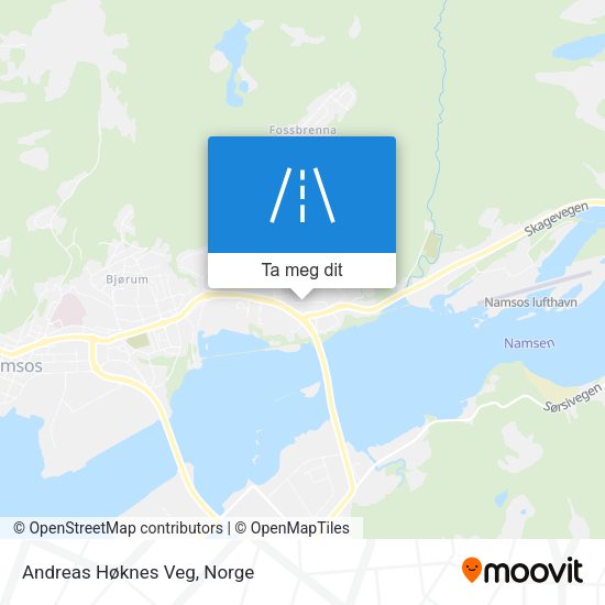 Andreas Høknes Veg kart