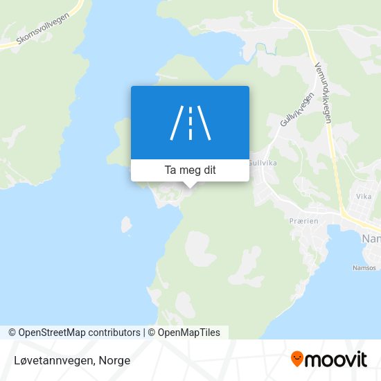 Løvetannvegen kart