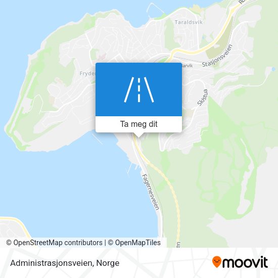 Administrasjonsveien kart