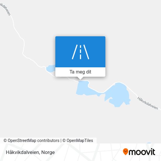 Håkvikdalveien kart