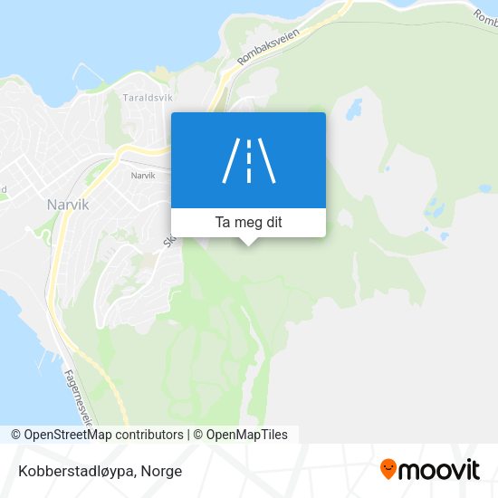 Kobberstadløypa kart