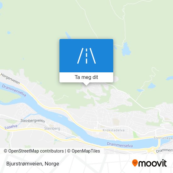 Bjurstrømveien kart