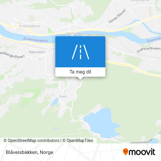 Blåveisbakken kart