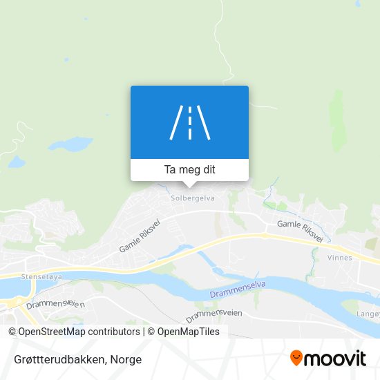 Grøttterudbakken kart