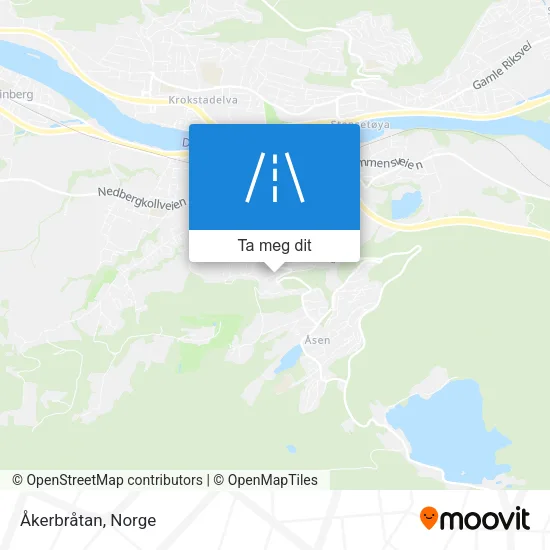 Åkerbråtan kart