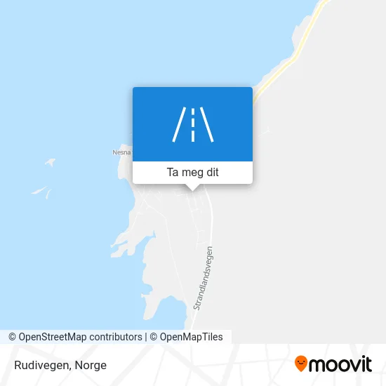 Rudivegen kart