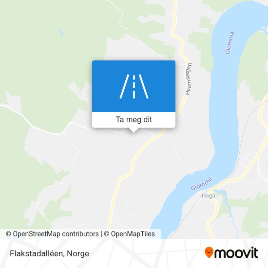Flakstadalléen kart