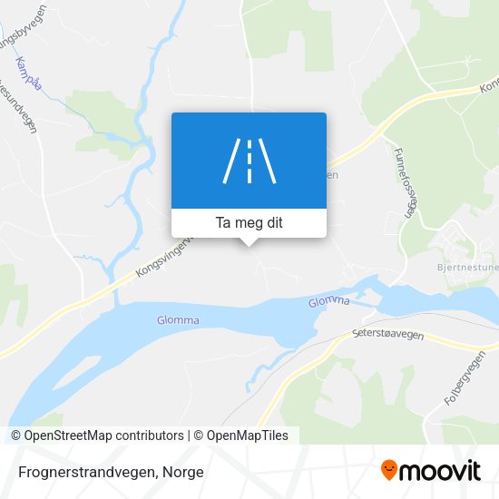 Frognerstrandvegen kart