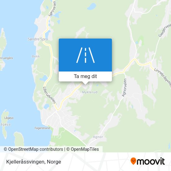 Kjelleråssvingen kart