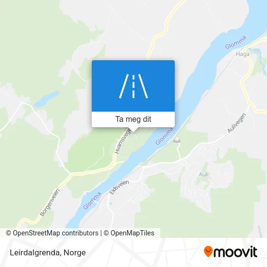 Leirdalgrenda kart