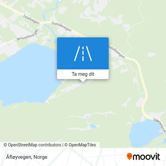 Åfløyvegen kart