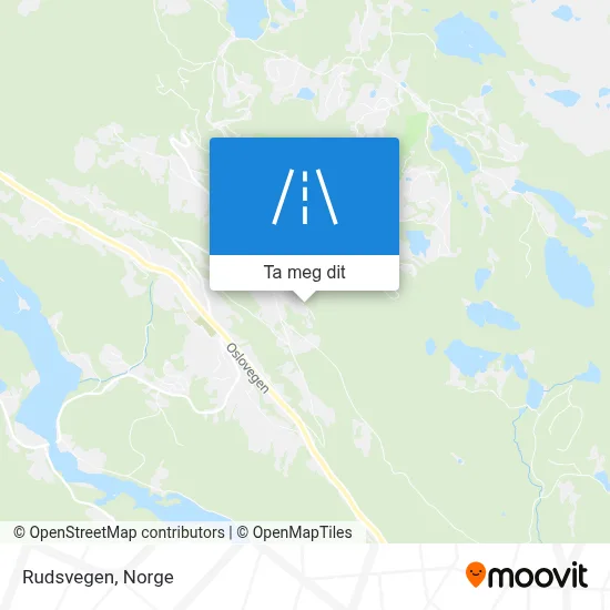 Rudsvegen kart